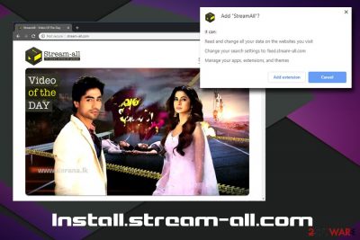 Install.stream-all.com browser hijacker