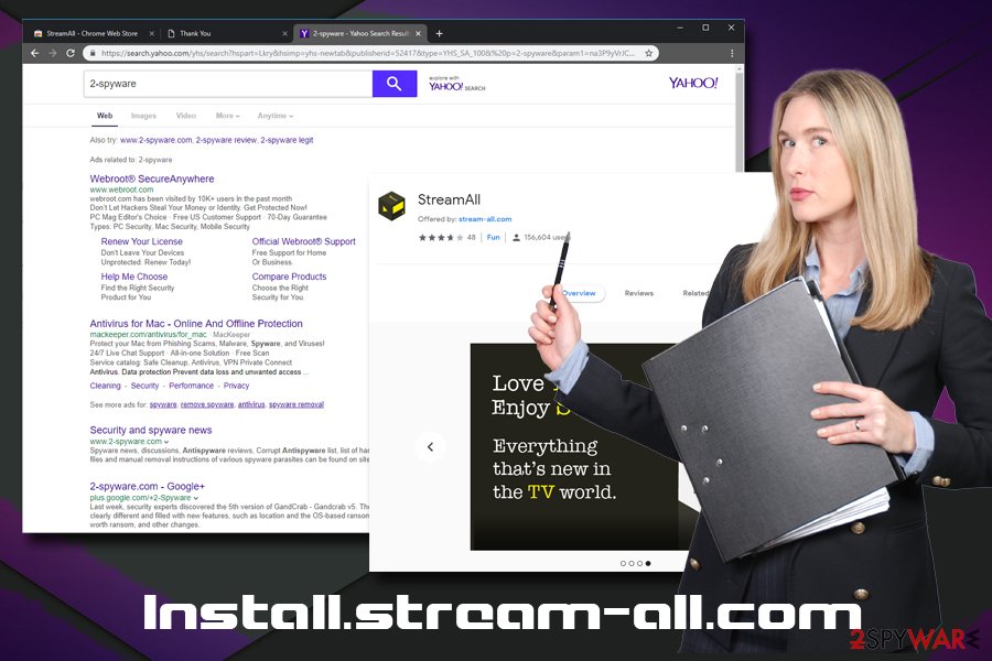 Install.stream-all.com PUP