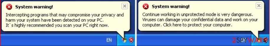 Internet Security 2010 notifications