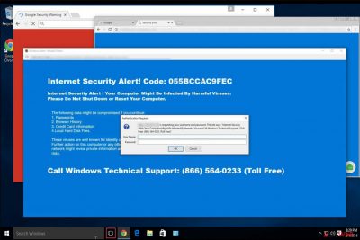 Internet Security Alert! Code: 055BCCAC9FEC