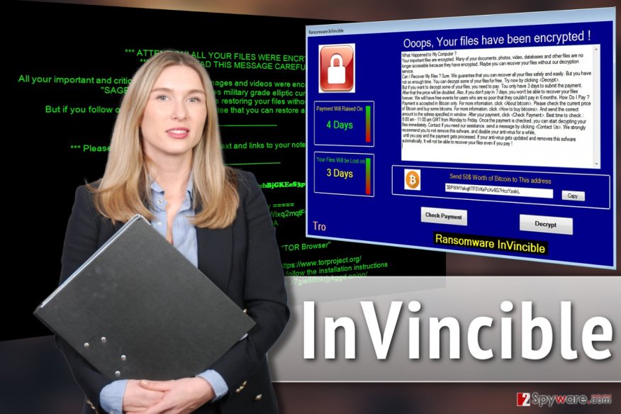InVincible ransomware virus InVincible ransomware virus