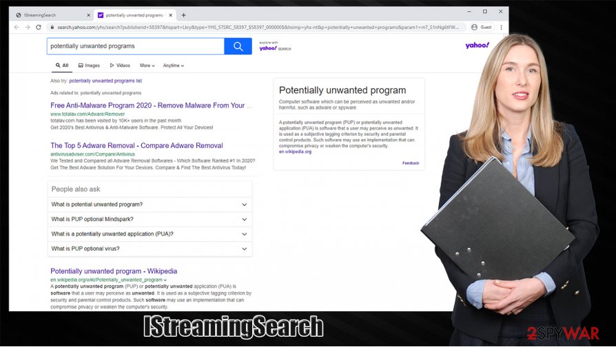 IStreamingSearch hijack