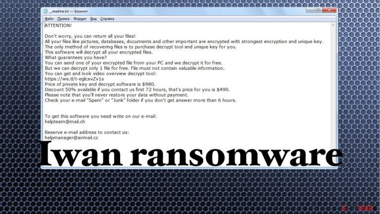 Iwan ransomware