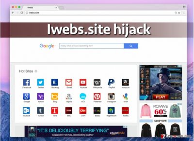 Image of Iwebs.site virus in Chrome browser