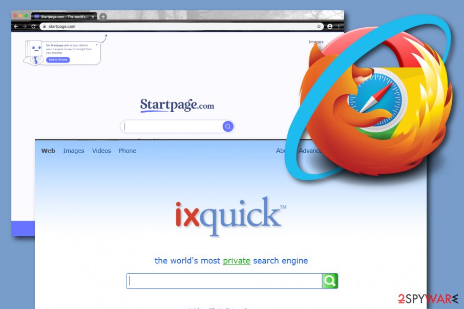 Ixquick.com browser hijacker