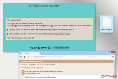 The image of Jaff ransomware