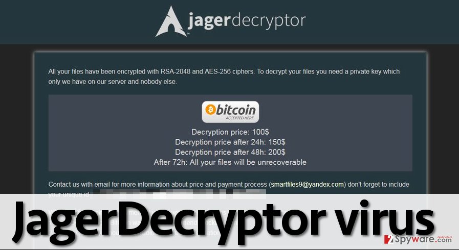 JagerDecryptor ransomware JagerDecryptor ransomware