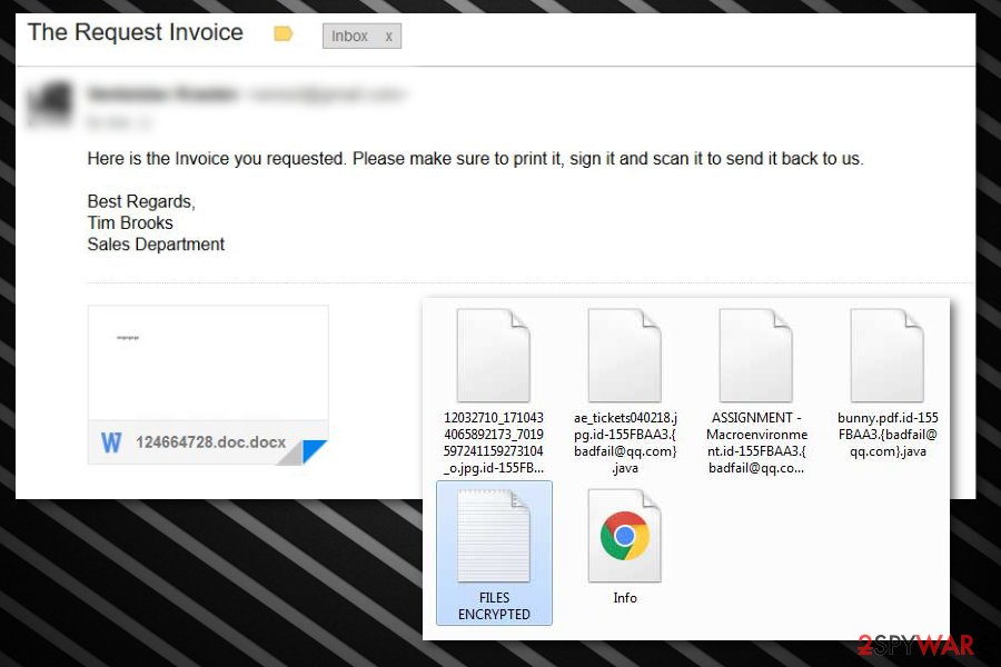 .java file extension ransomware Tim-Brooks malspam