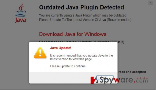 “Java Software Critical Update” virus snapshot “Java Software Critical Update” virus snapshot