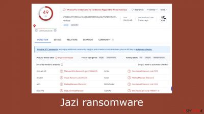Jazi ransomware Jazi ransomware
