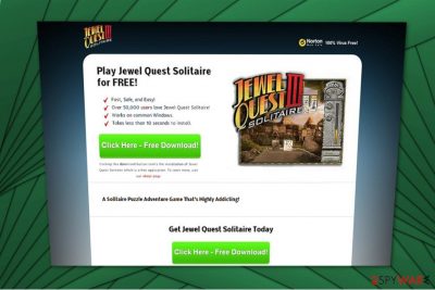 Jewel Quest adware image