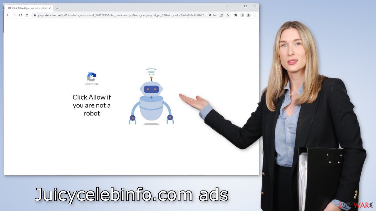 Juicycelebinfo.com ads