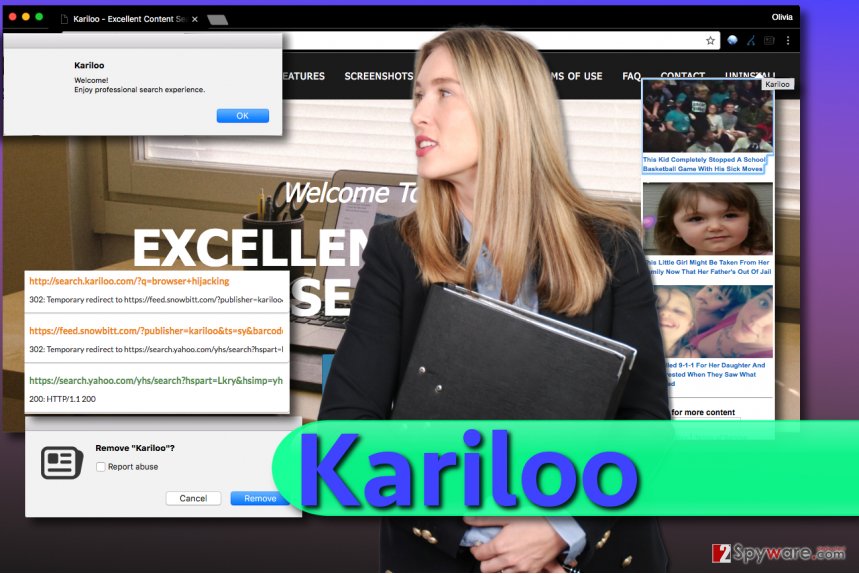 Kariloo redirect virus