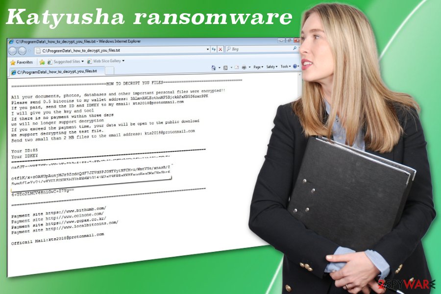 Katyusha ransomware