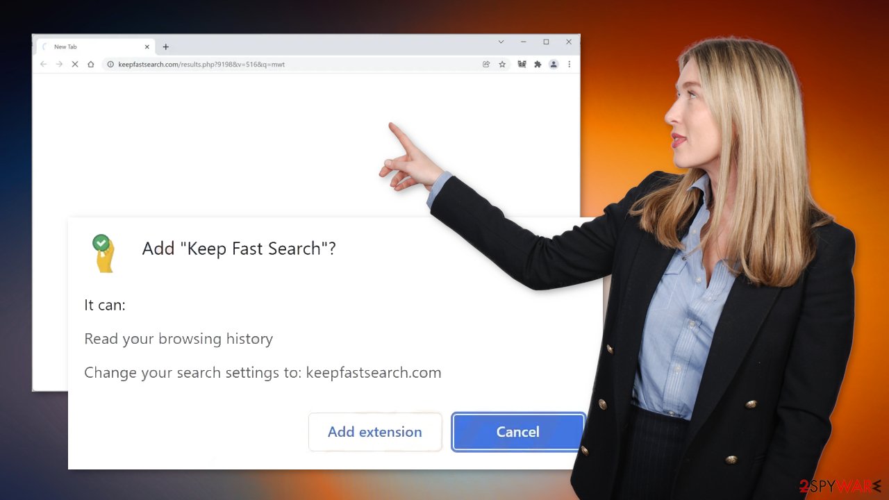 Keep Fast Search browser hijacker