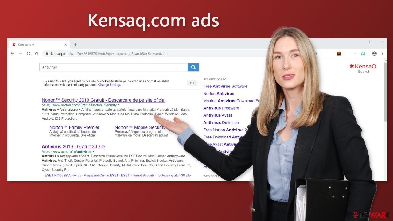 Kensaq.com ads