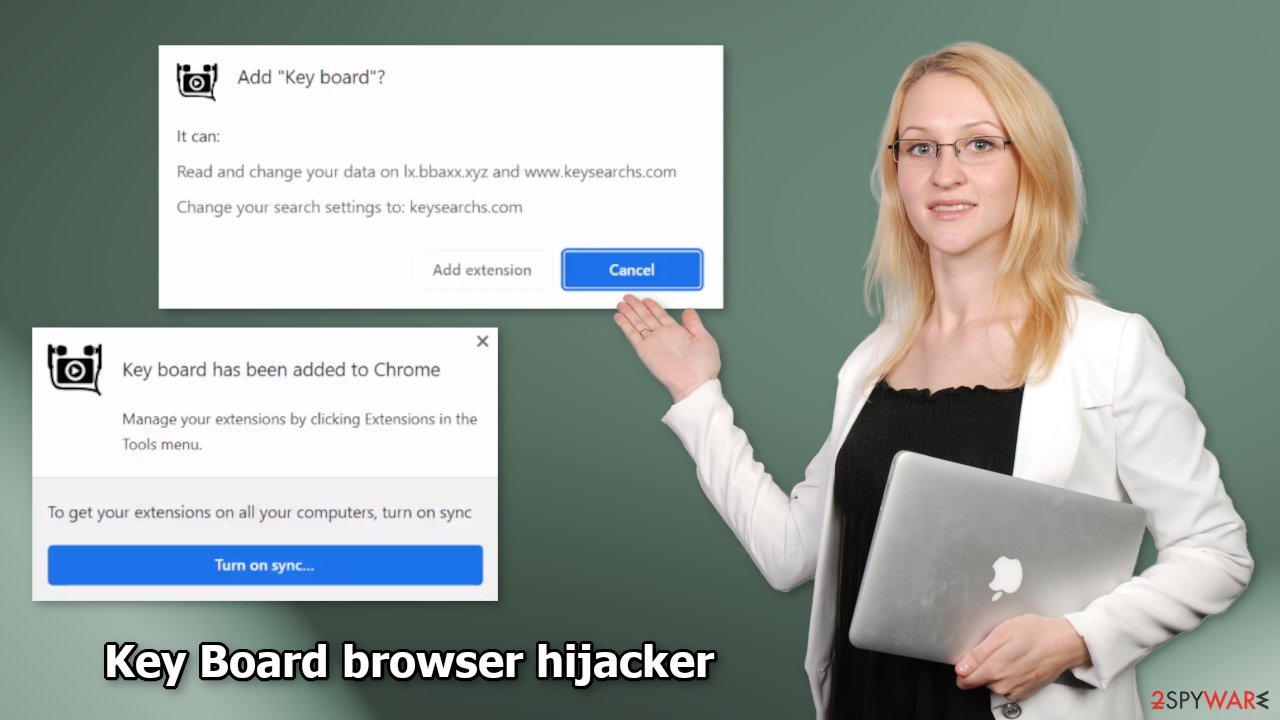 Key Board browser hijacker