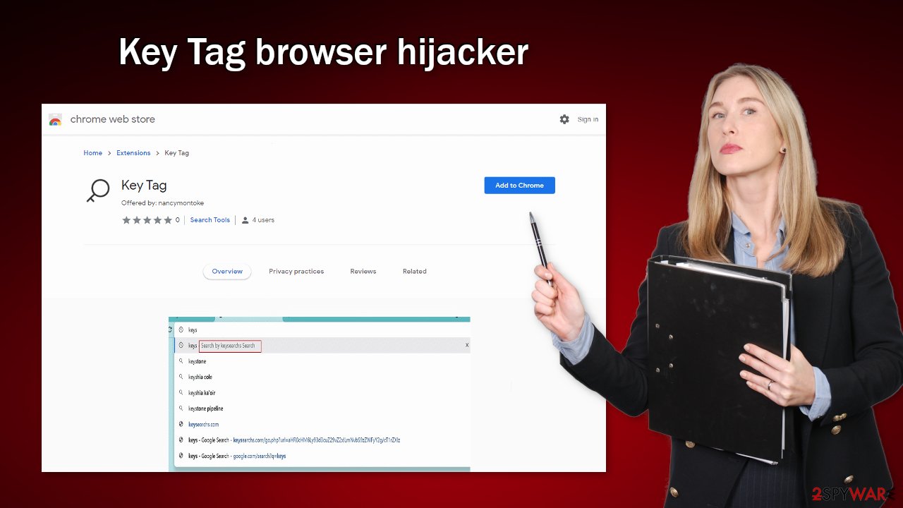 Key Tag browser hijacker