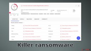 Killer ransomware