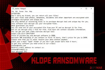 Klope ransomware