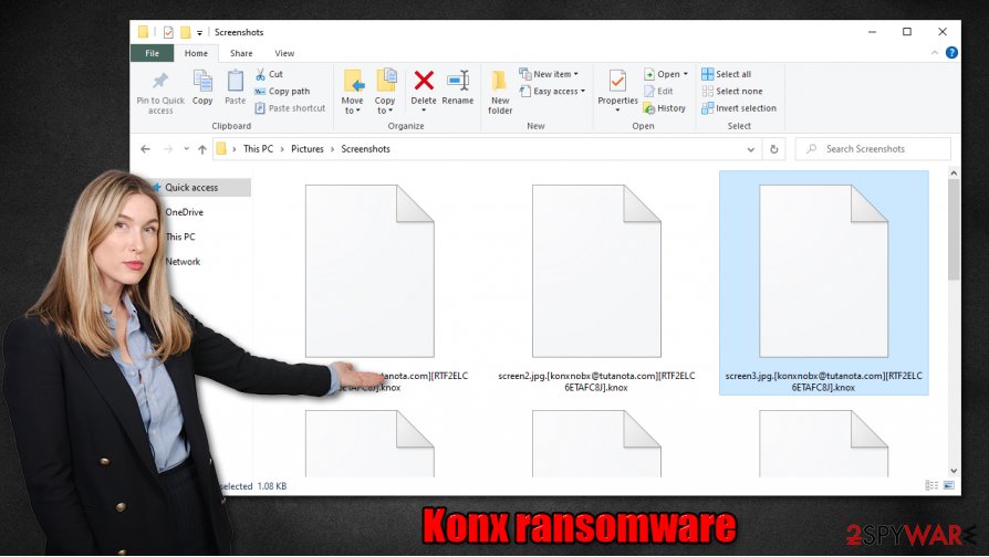 Konx ransomware virus