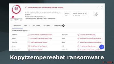 Kopytzempereebet ransomware