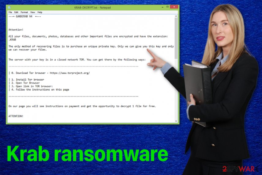 Krab ransomware virus