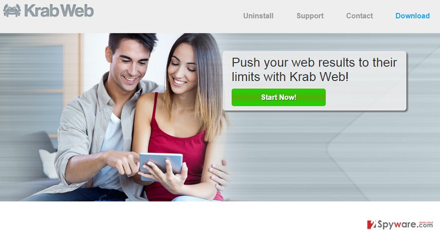 Krab Web virus snapshot Krab Web virus snapshot
