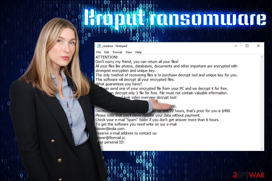 Kroput ransomware virus