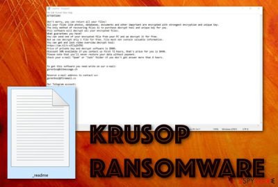 Krusop ransomware