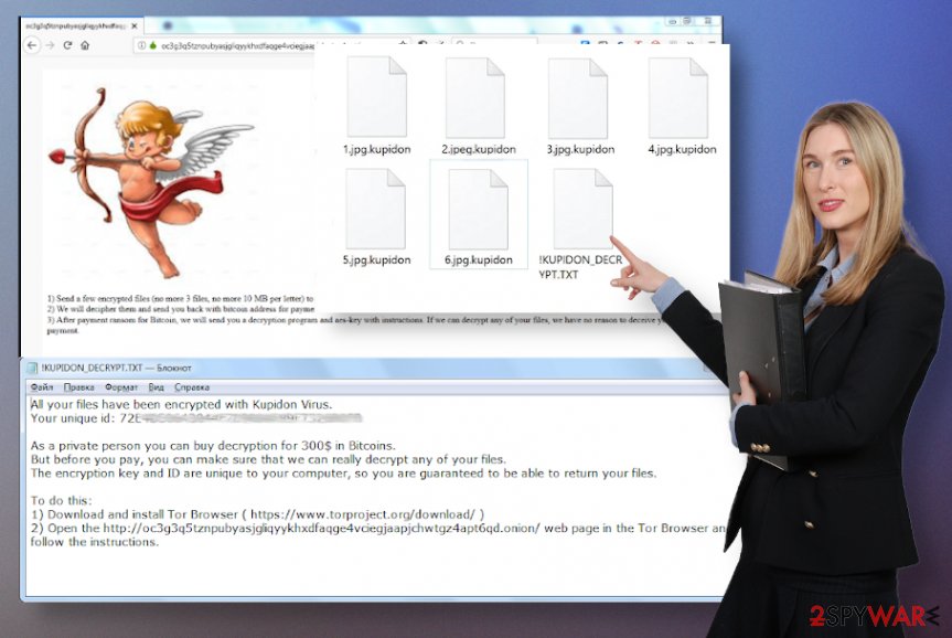 Kupidon ransomware virus