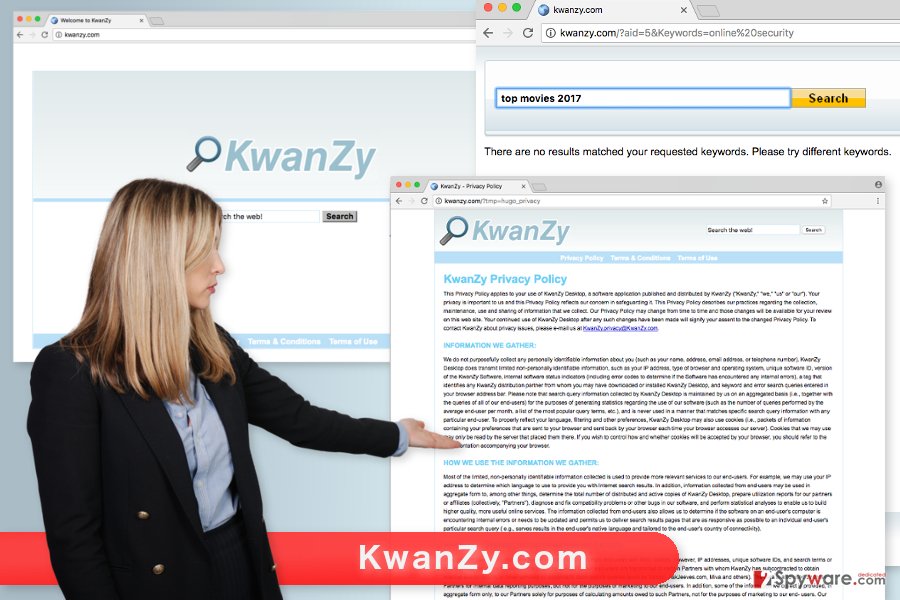 The picture of KwanZy.com virus