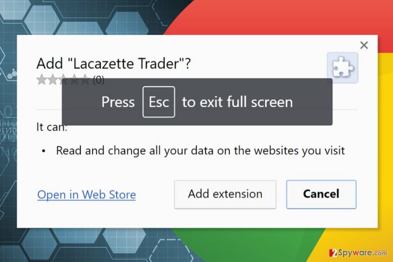 The picture of Lacazette Trader extension
