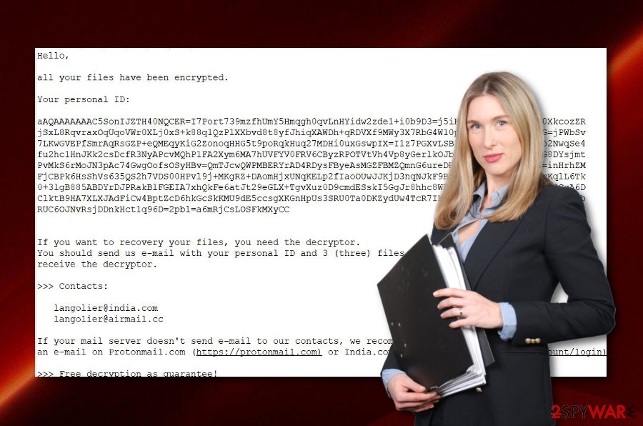 Langolier ransomware