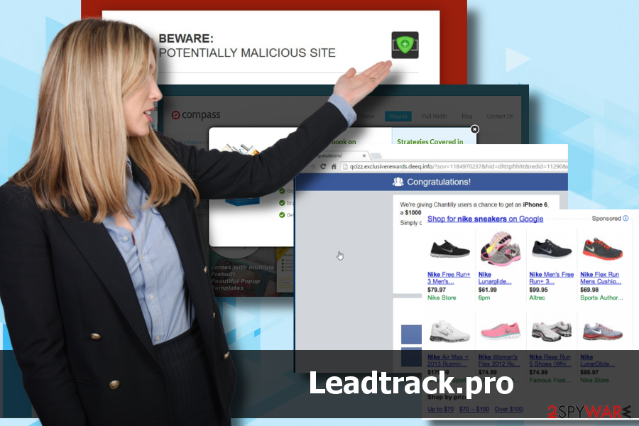 Leadtrack.pro is an advertising platform triggered by adware