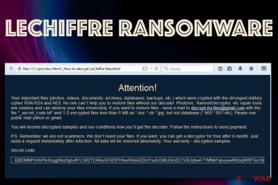 LeChiffre ransomware virus
