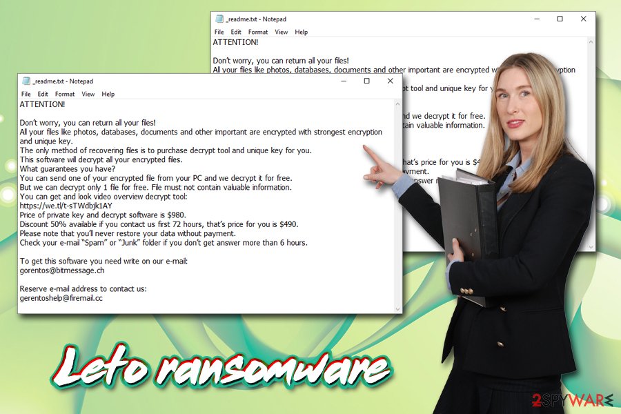 Leto ransomware virus