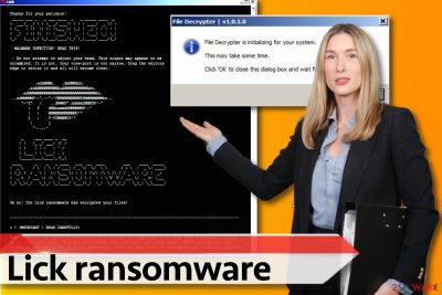 Lick ransomware version