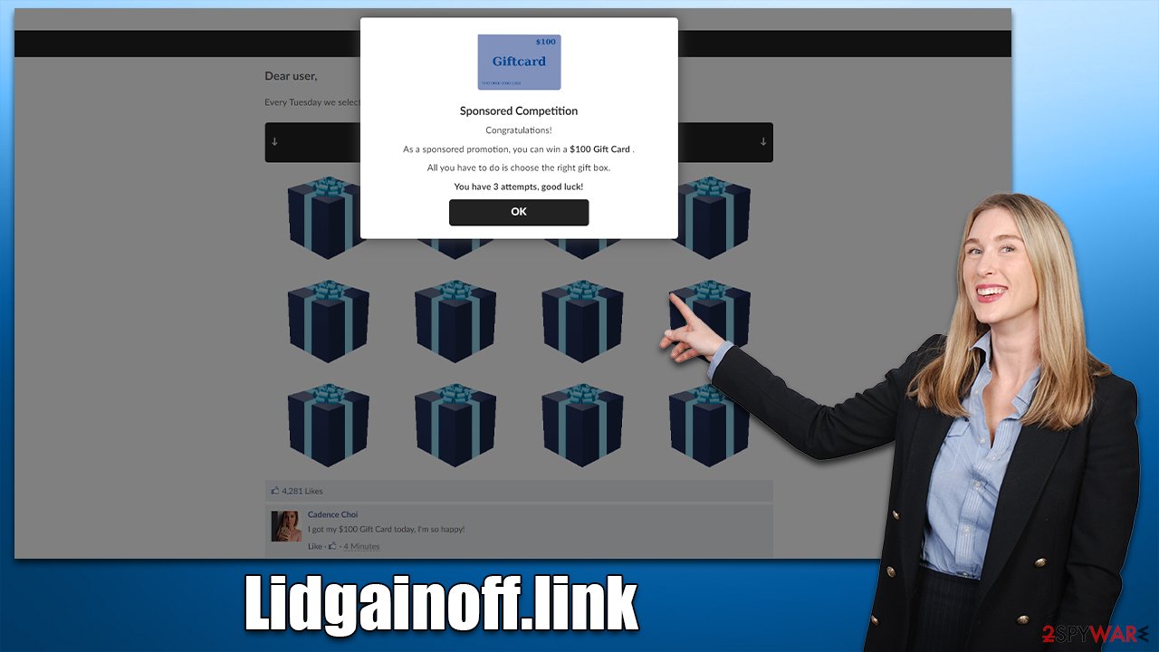 Lidgainoff.link scam