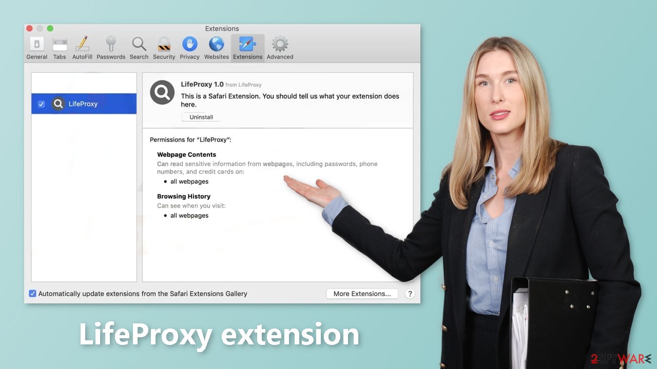 LifeProxy extension