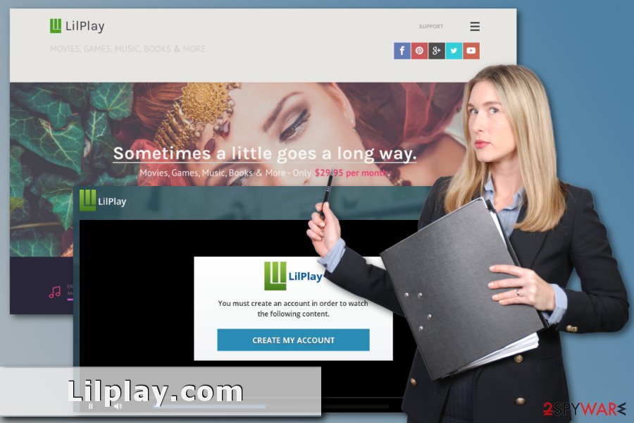 Image of Lilplay.com scam