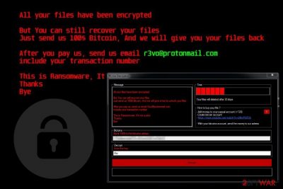 Image of Lime ransomware