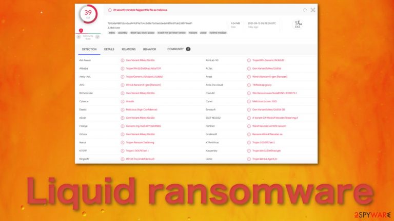 Liquid ransomware