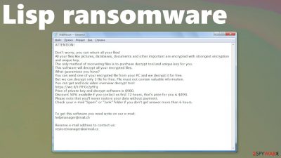 Lisp ransomware