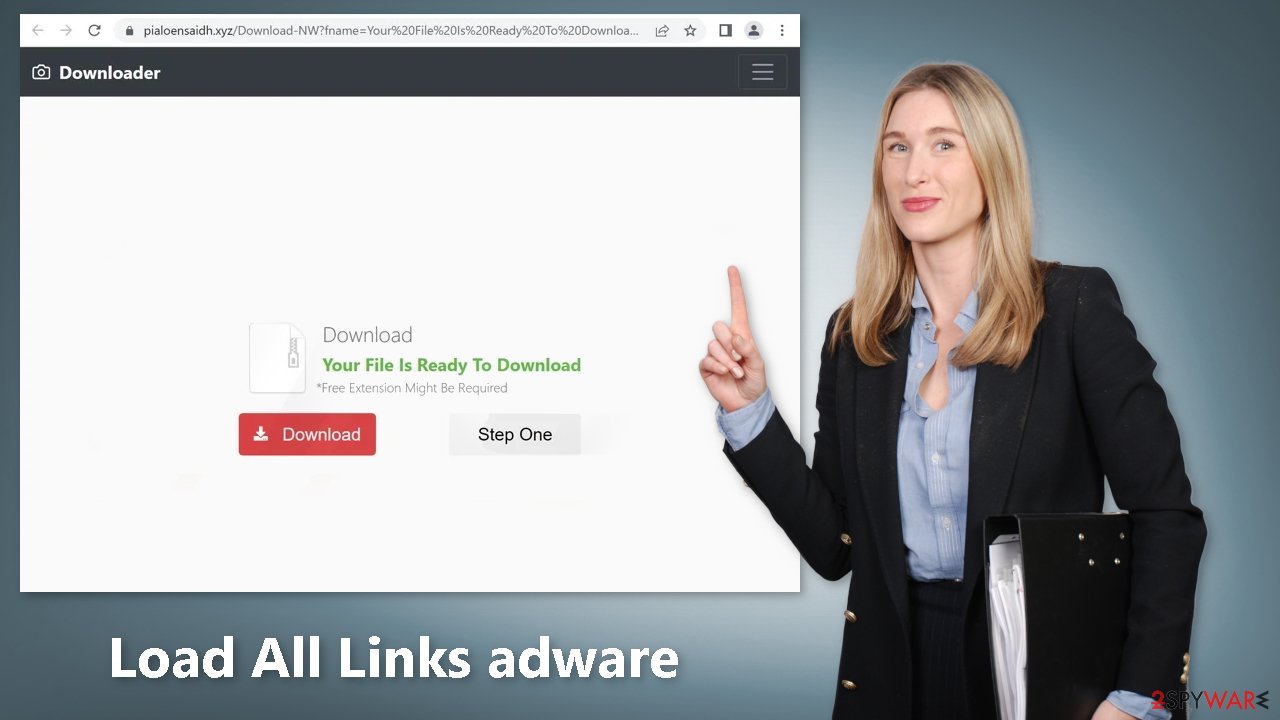 Load All Links adware