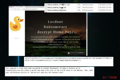 Locdoor/DryCry ransomware
