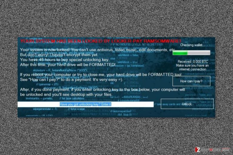 Ransom note by Locker-Pay ransomware virus