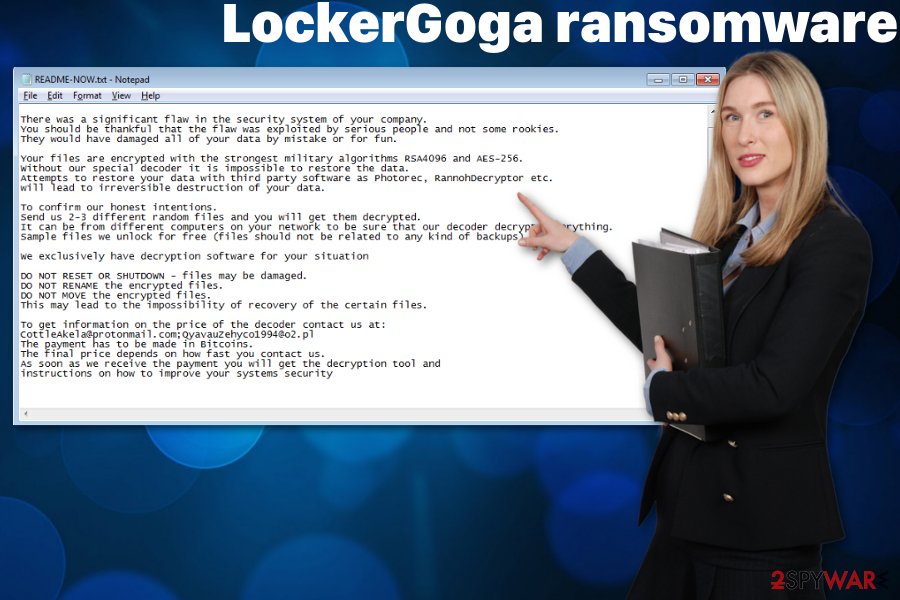 LockerGoga ransomware virus