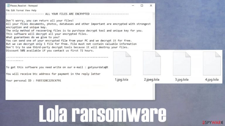 Lola ransomware