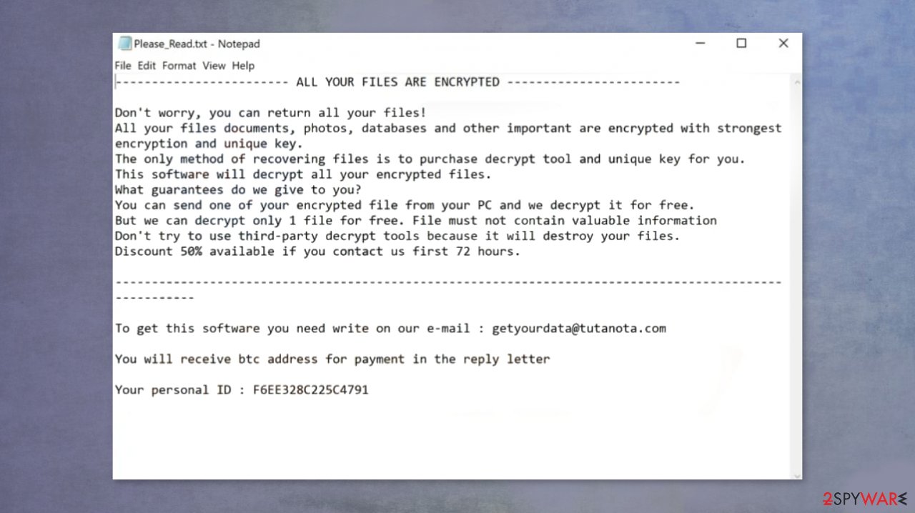 Lola ransomware virus